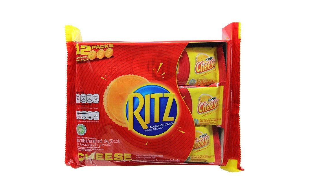 Ritz Sandwich Cracker Krekers Sandwich   Pack  324 grams